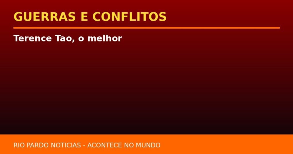 Terence Tao, o melhor