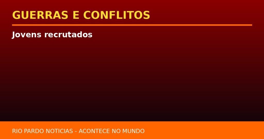 Jovens recrutados